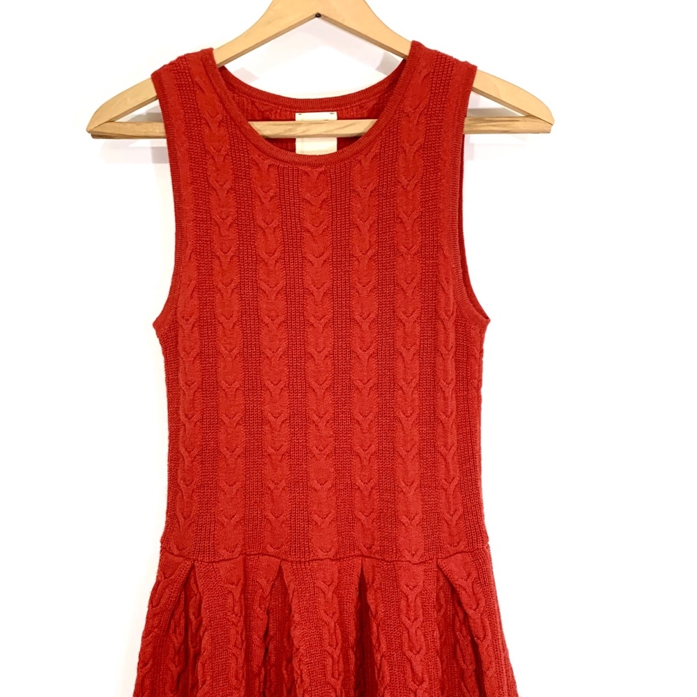 Far Away From Close Red Sweater Dress - Picture 2 of 6